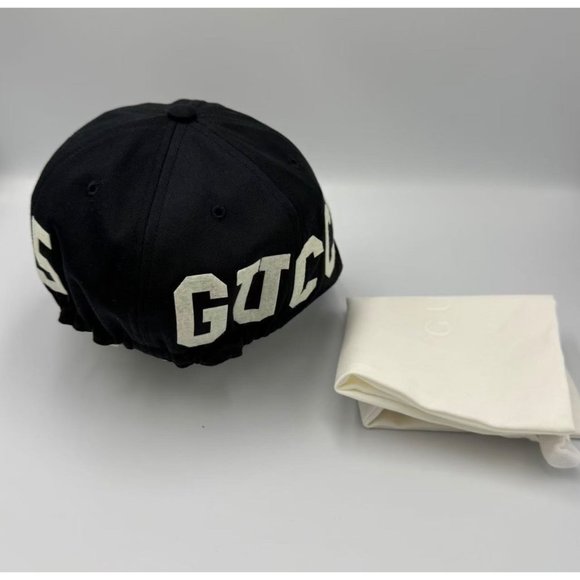 Gucci Men’s Patch 25 Baseball Cap Hat Black M  751400 - Picture 14 of 14